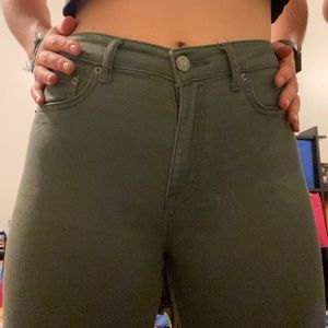 American Eagle Army Green Jeggings